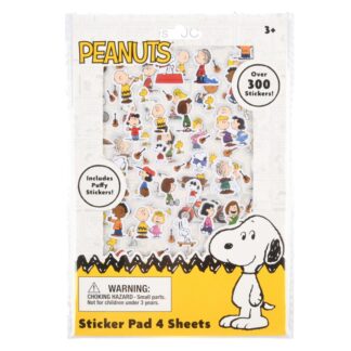 Snoopy Peanuts Sticker Book 4 Shees 300+ Stickers