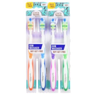Guru Nanda Gum Massager Toothbrush Soft 2 Ct
