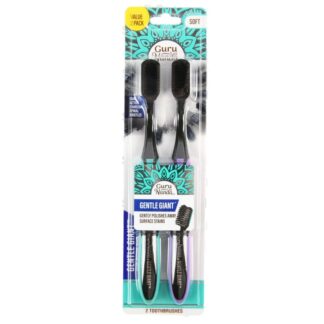Guru Nanda Gentle Clean Toothbrush Soft 2 Ct