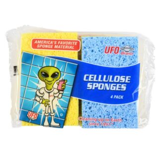 Ufo Cellulose Sponges 4 Ct