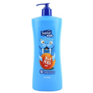 Suave Kids 3-In-1 Sham,Cond & Body Wash Peach 28 Oz