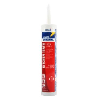 White Lightning Latex Sealant Kitchen & Bath Gloss 10 Oz