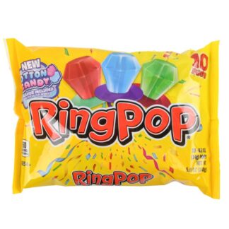 Ring Pop Hard Candy Asst Flavors 5 Oz 10 Ct