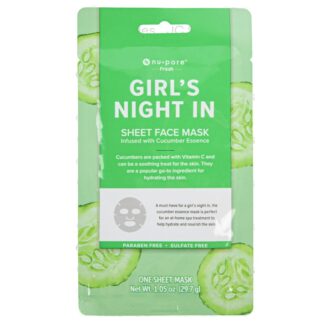 Nu-Pore Face Mask Cucumber Essence 1 Sheet
