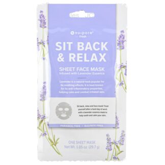 Nu-Pore Face Mask Lavender Essence 1 Sheet