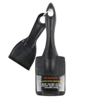 Grill Cleaning Tool Black 2 Pc