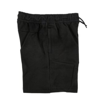 Boys Double Knit Shorts Black Size Lg