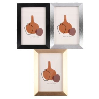 Photo Frame 4 X 6 In Metallic Asst Colors