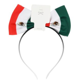 Mexican Flag Bow Headband