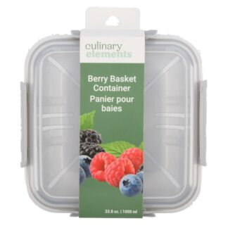 Berry Plastic Sq Container Snap-Close Asst 33.8 Oz