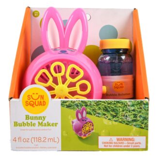Hs Bunny Bubble Maker W/Solution Battery Operated