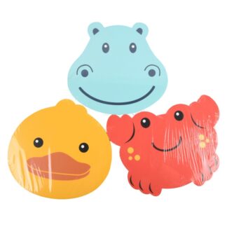 Bath Kneeler Asst Animal Faces