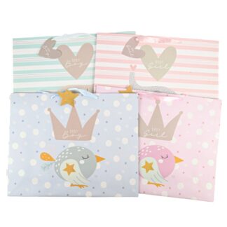 Baby Shower Gift Bag Theme Asst Jumbo Wide