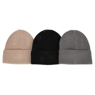 Hw Boys Beanie Plain Design Dark Gray