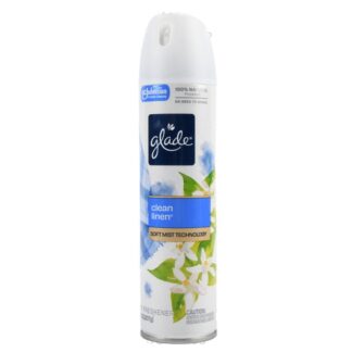 Glade Aerosol Air Freshener Clean Linen 7.3 Oz