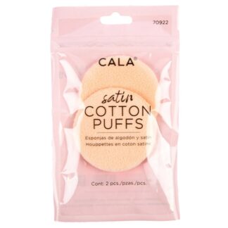 Cala Satin Cotton Puffs 2 Pc