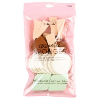 Cala Cosmetic Sponges Asst 1.8 Oz