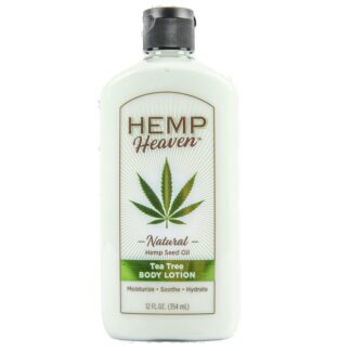 Hemp Heaven Body Lotion Tea Tree 12 Oz