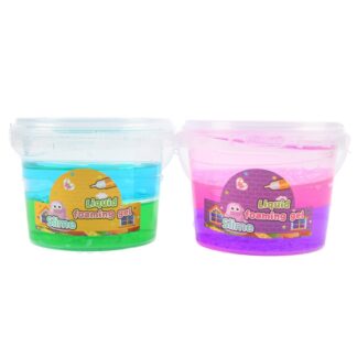 Bucket Putty Slime Glitter Crystal Asst Colors 500 G