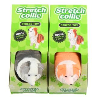 Stretch Collie Stress Toy Asst 5.2 In