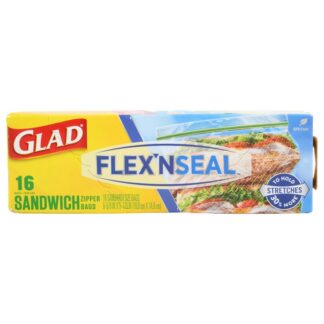 Glad Sandwich Zipper Bags 16 Ct