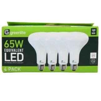 Led Floodlight 65Wt/8Wt 4 Pk
