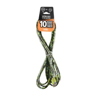 Pu Cable 2Pk 6 Ft + Pd Dual Wall Plug + 2 Protectors