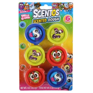 Scented Dough Tubs Asst 6 Pc