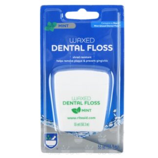Waxed Dental Floss Mint 55 Yd