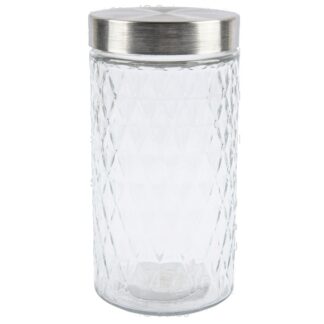 Glass Jar With Stainless Steel Lid 1500 Ml