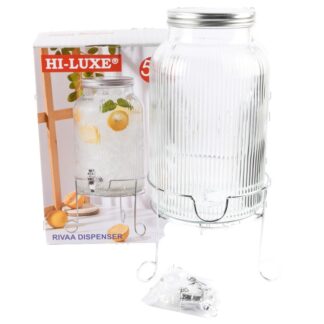 Glass Dispenser With Stand 5.5 Liter