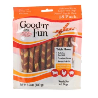 Good N' Fun Dog Treats Munchy Sticks 18 Ct