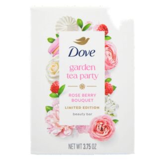 Dove Bar Soap Tea Party Rose Berry Bouquet 4Pk 15 Oz