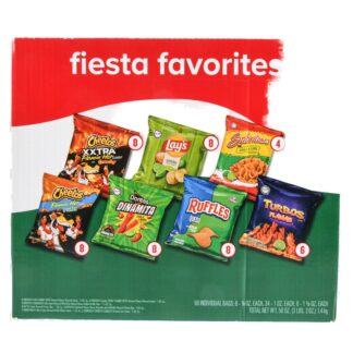 Frito Lay Fiesta Favorites Snack Variety Mix 50 Pk