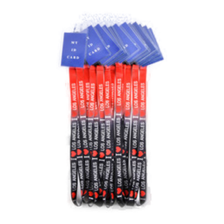 Key Chain Los Angeles With Id Holder #Ky370