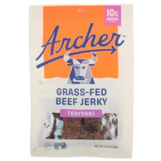 Archer Grass-Fed Beef Jerky Teriyaki 2.5 Oz