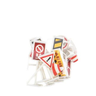 Model Figure Traffic Signs 12 Ct