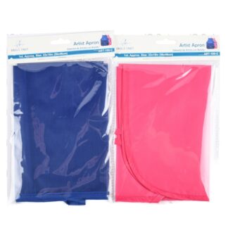 Kids Art Apron W/Pocket Asst Colors 22 X 18 In