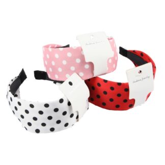 Headband Polka Dot Asst Colors