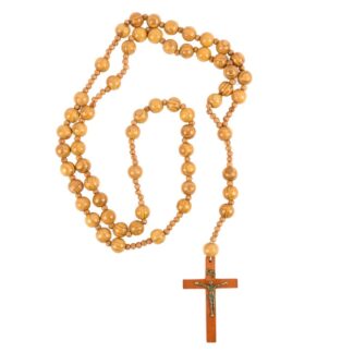 Wood Beads Rope Rosary