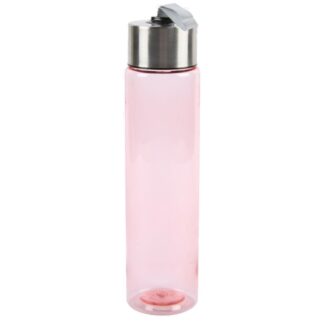 Mainstays Plastic Water Bottle Pink 18 Oz