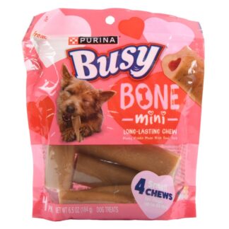 Purina Busy Bone Mini Dog Treat 4Pc 6.5 Oz