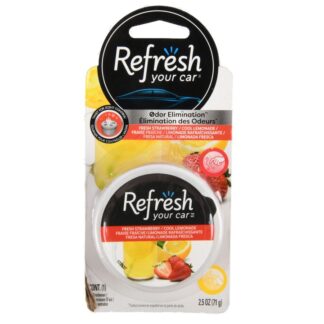 Refresh Your Car Scented Gel Straw Lemonade 2.5 Oz