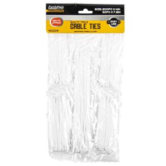 Cable Ties White 250 Pc