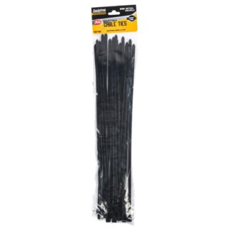 Cable Ties Black 7 Mm X 15.7 In 20 Pc