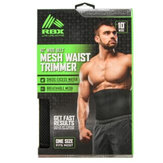Rbx Mesh Waist Trimmer 10 In Wide Belt One Size