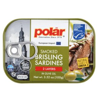 Polar Smkd Brisling Sardines In Olive Oil 3.53 Oz