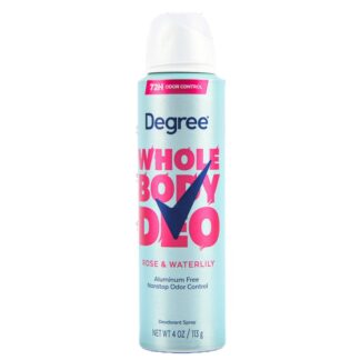 Degree Whole Body Deod Spray Rose & Waterlily 4 Oz