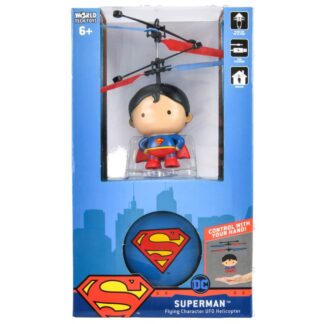 Superman Flying Ufo Helicopter W/Control 3.5"