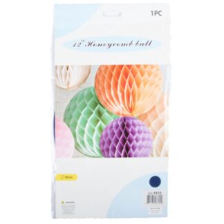 Honeycomb Ball Decoration Blue 12 In 1 Pc